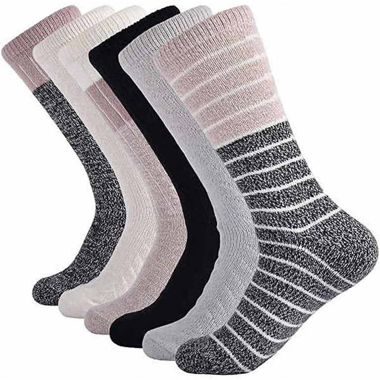 Lucky Brand Women's Super Soft Boot Socks, 6 Pair, Fits Shoe Sizes 5-10  (Black/Blush/Multi)…