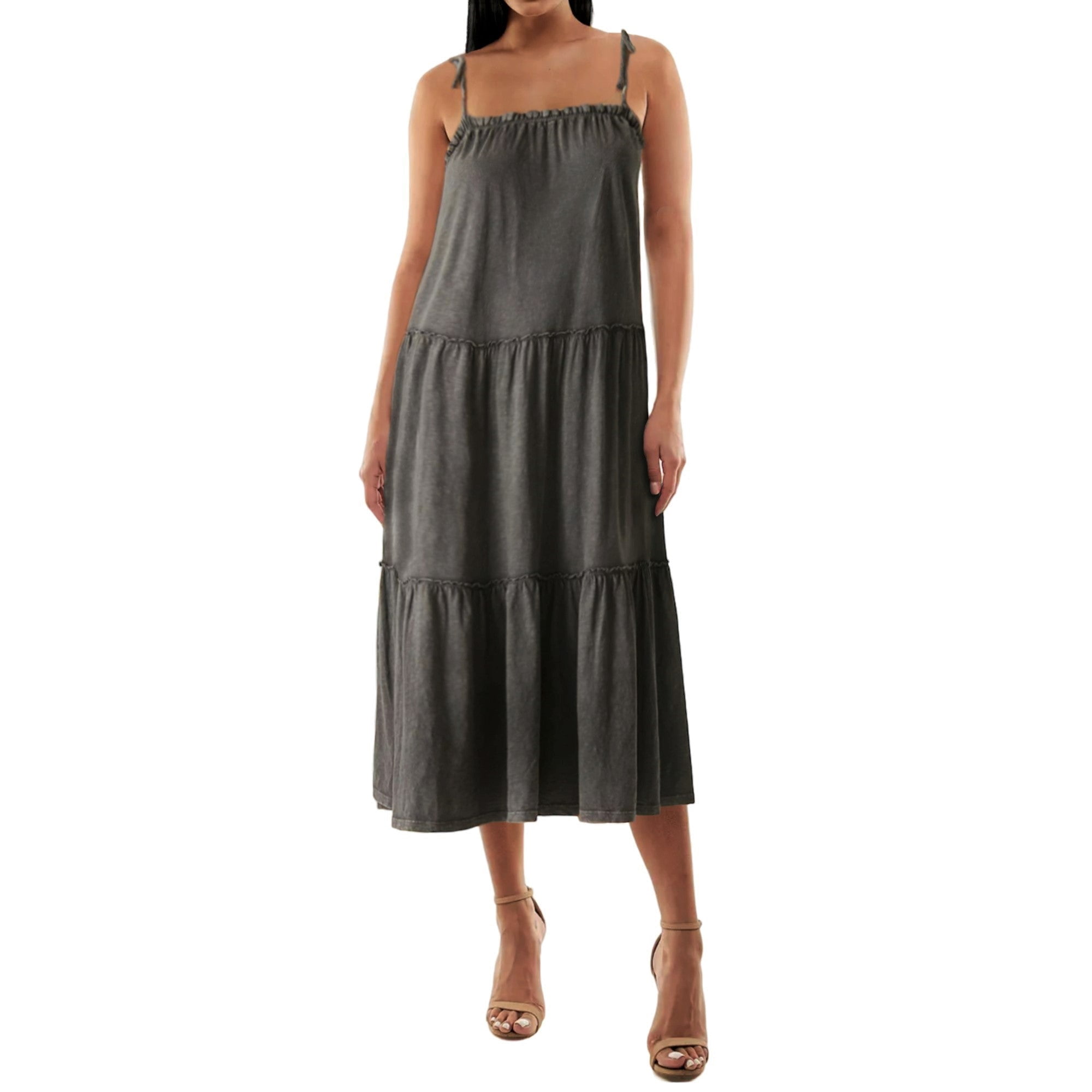 chinese dress ladies Lucky Brand Women's Cutwork Paneled Maxi Dress, Raven, XS at Amazon Women's  Clothing store