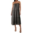 thumbnail image 1 of Lucky Brand Women's Tiered Cami Cotton Maxi Dress-Black / M, 1 of 5