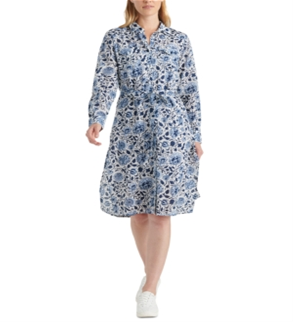 marine corps dress blues white trousers Nantucket Ruffle Floral Maxi Dress - Blue
