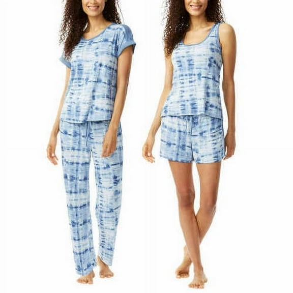Lucky Brand Womens 4 Piece Pajama Set