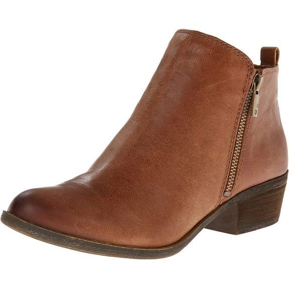 Lucky Brand Womens Basel Ankle Bootie 5 Toffee