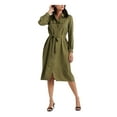 thumbnail image 1 of Lucky Brand Womens Chelsea Callor Tie Front Midi Dress, 1 of 4
