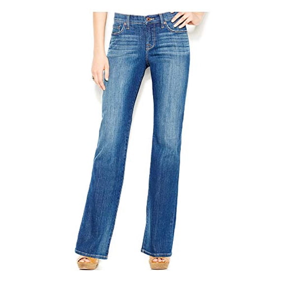 Lucky Brand Women's Mid Rise Easy Rider Bootcut Jean, Tanzanite, 30W X 32L