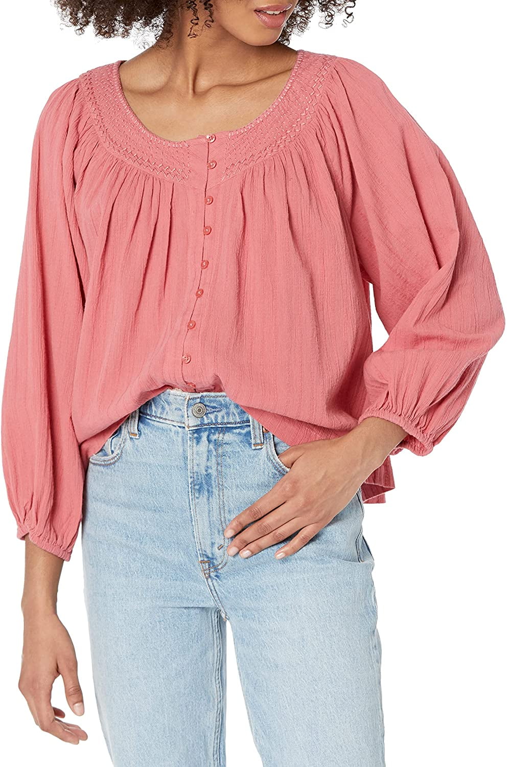 lucky brand peasant blouse