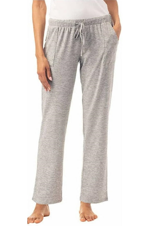 Womens Front Pockets Lounge Pant 1 Pack Size Medium Color Grey
