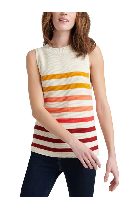 Womens Knit Ombre Tank Top Sweater