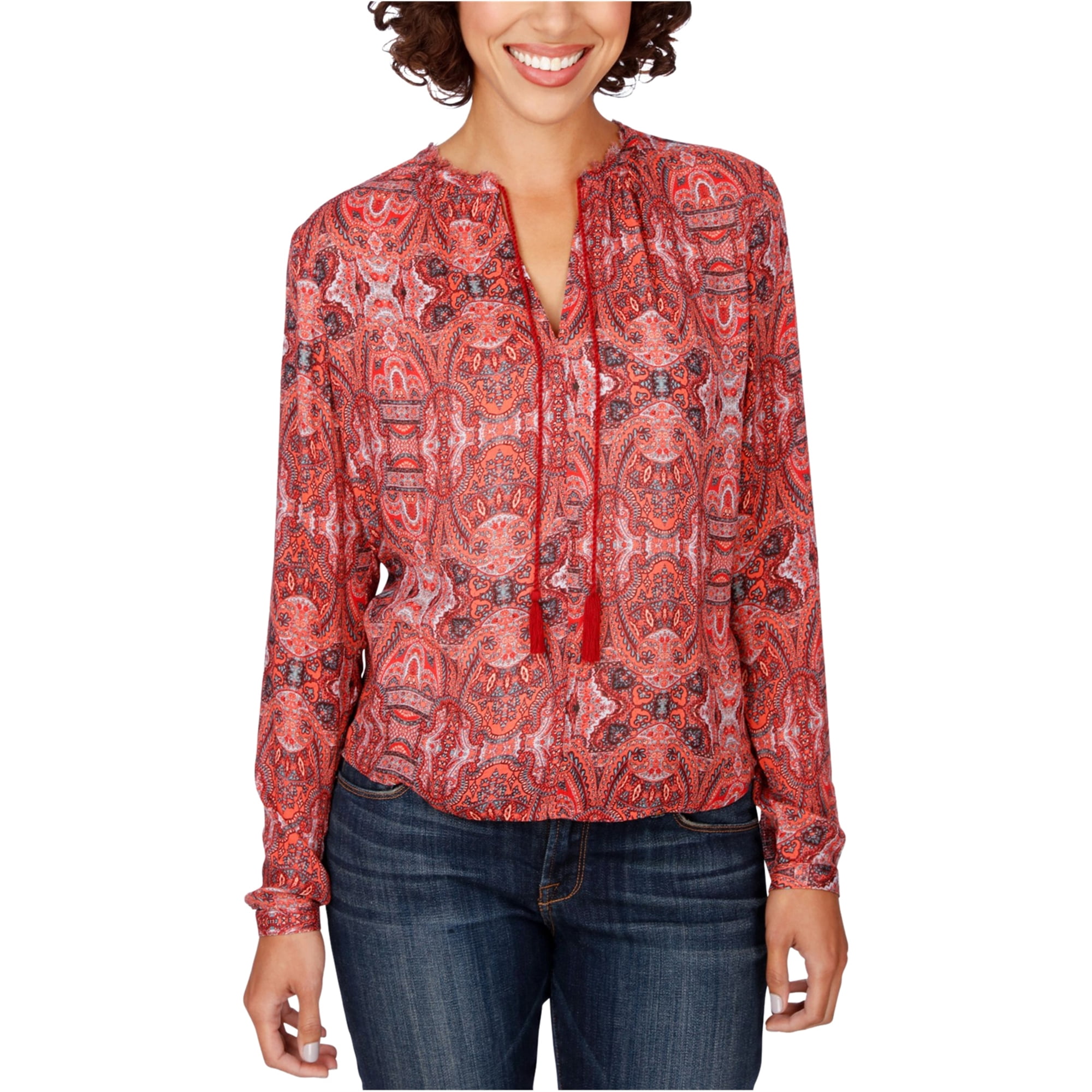 Lucky brand store red blouse