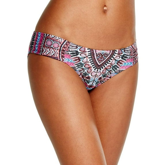 Lucky Brand Womens Printed Cheeky Swim Bottom Separates