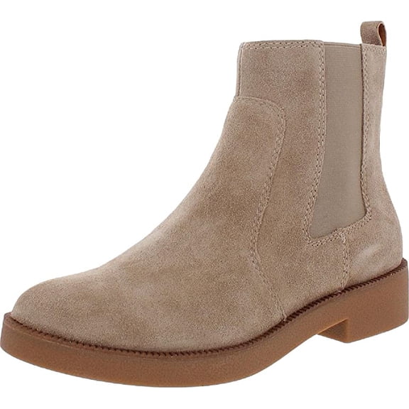 Lucky Brand Womens Ressy Leather Animal Print Booties Beige 10 Medium (B,M)