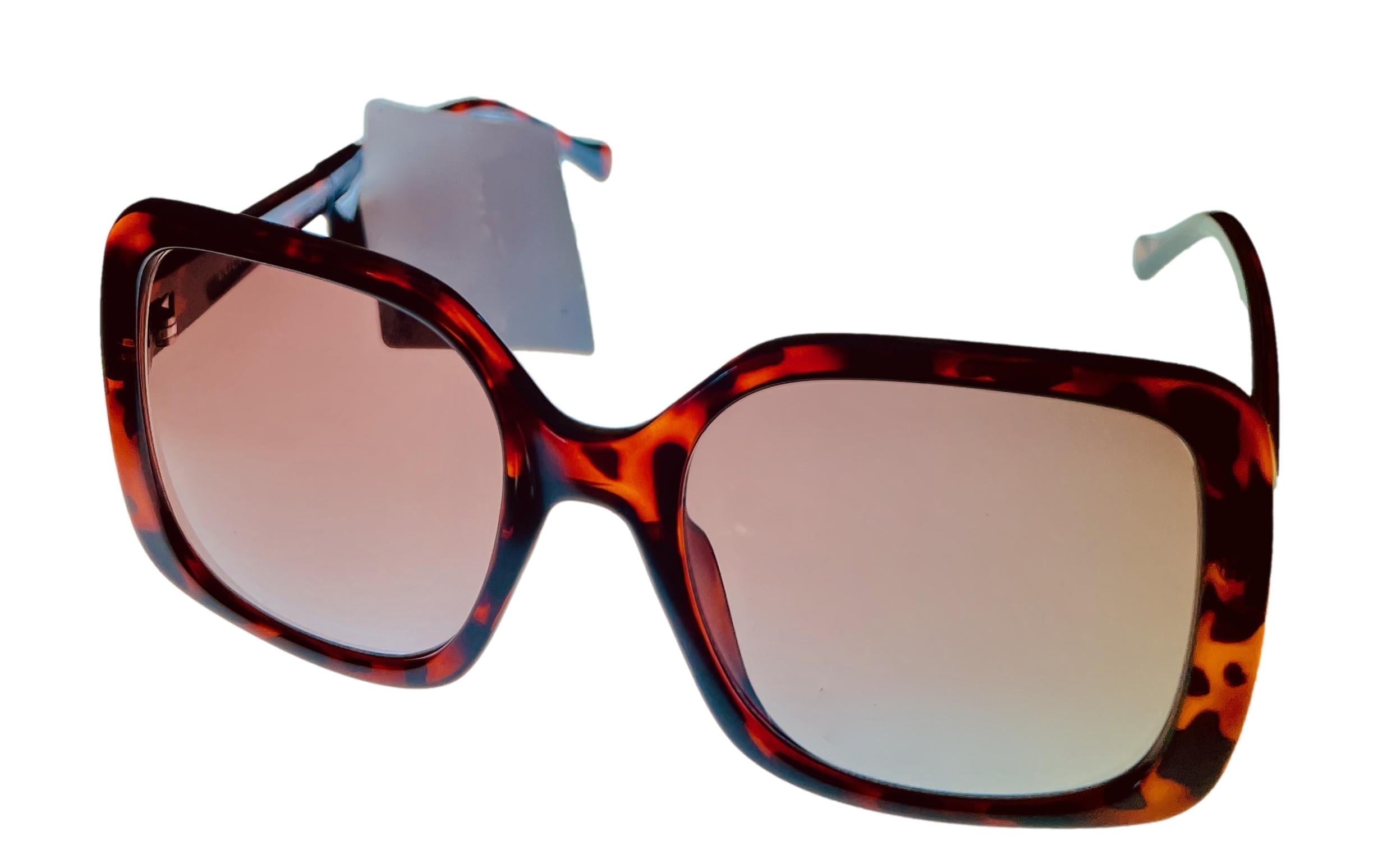 Lucky Brand Tortoise Shell Sunglasses Lucky Brand Twilight Square Sunglasses Frame Brown Tortoise  main image 3