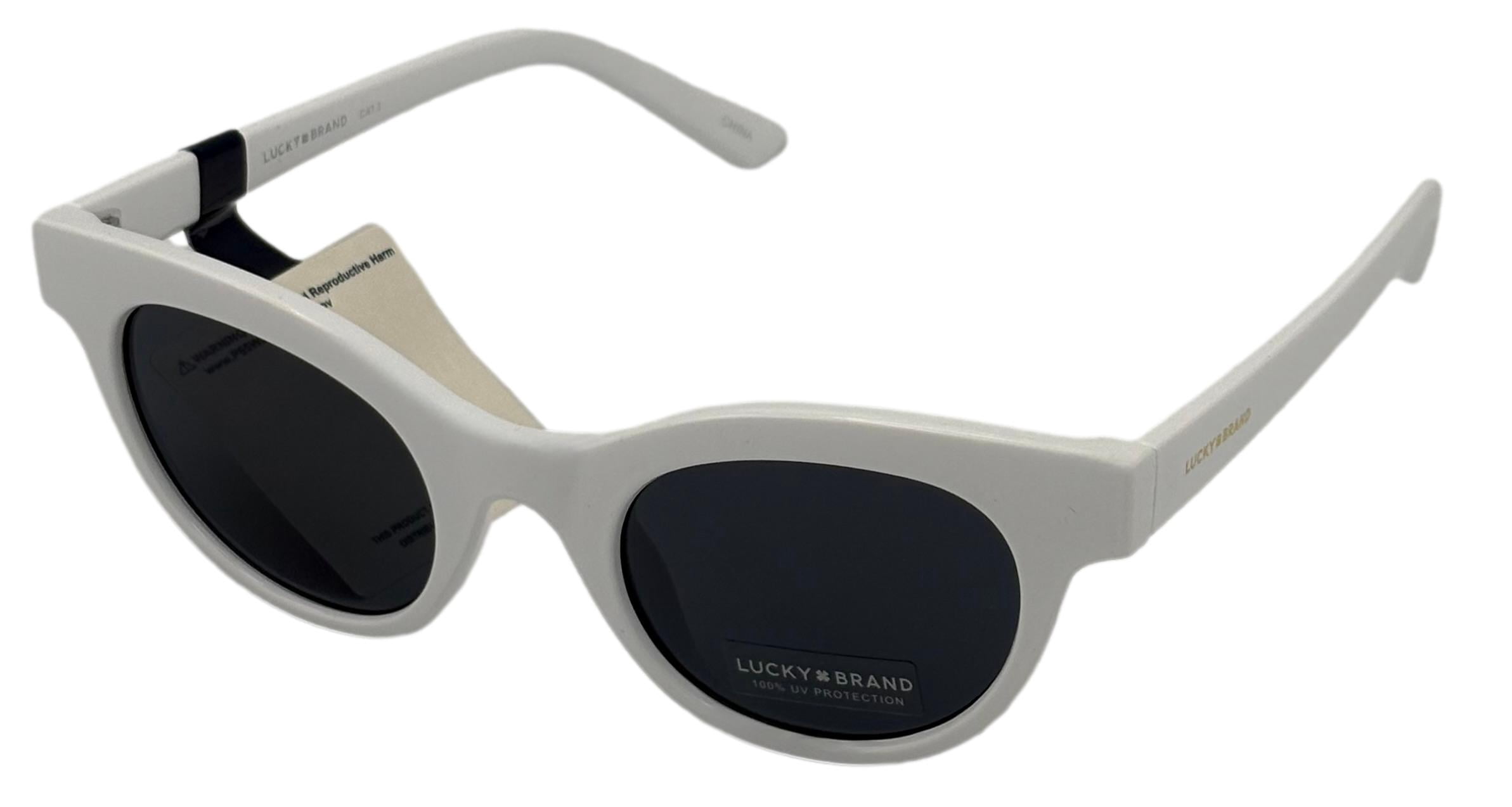 Lucky ? Brand PACIFIC WHITE Cat Eye Sunglasses Lucky Brand Cat Eye Plastic Frame Sunglasses for Women for  main image 4