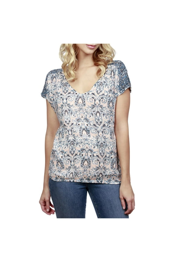 Womens Woven Printed Blouse Multi XXL