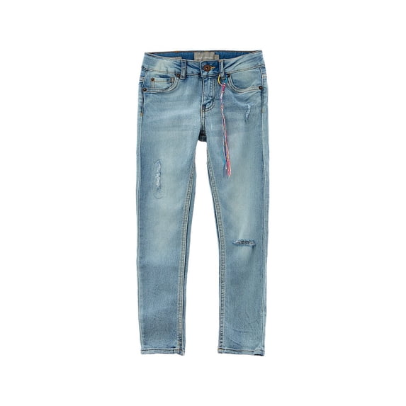 Lucky Brand girls Giselle Rip & Repair Zoe Skinny Jean, 10, Blue