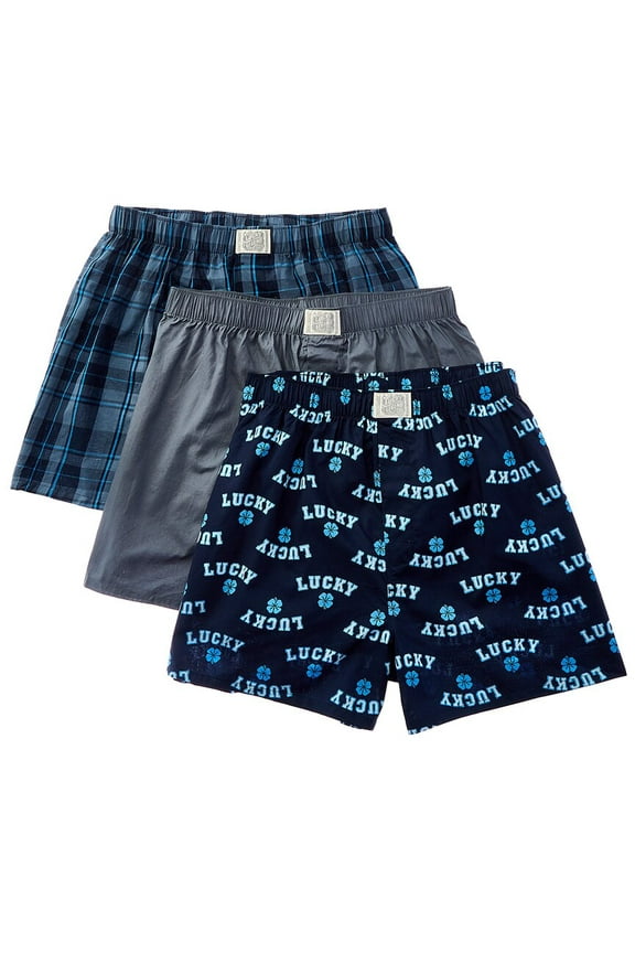 mens 3pk Woven Boxer, s