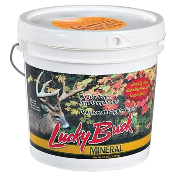 Lucky Buck LBM20 Deer Mineral Supplement, Apple Flavored, 20 lb
