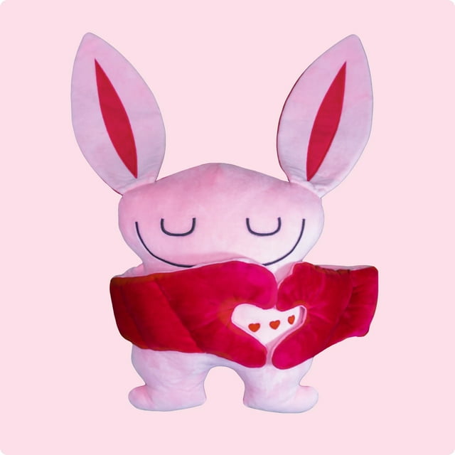 Lucky - Bumpas Weighted Plush Toy to Help Sleep, Stress, Anxiety - Pink/Magenta - Ages 3 ...