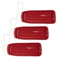 thumbnail image 1 of Lucky Bums Kids 48 Inch Plastic Toboggan Sled with Pull Rope, Red (3 Pack), 1 of 7