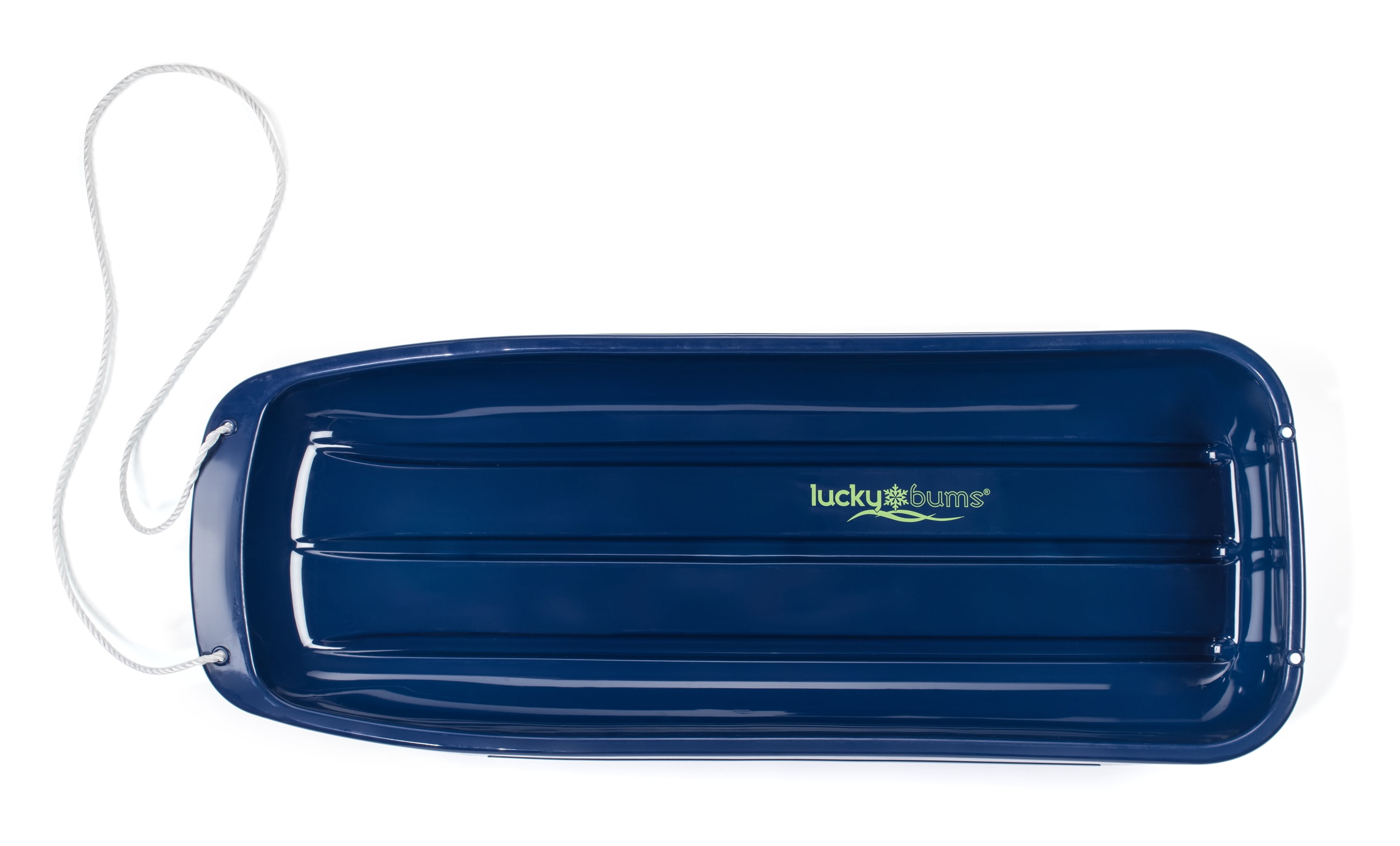 Lucky Bums Snow Kids Boys Girls Toboggan Sled, Blue, 48 In.