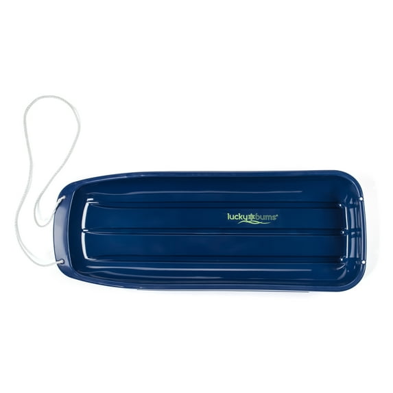 Lucky Bums Snow Kids Boys Girls Toboggan Sled, Blue, 48 In.