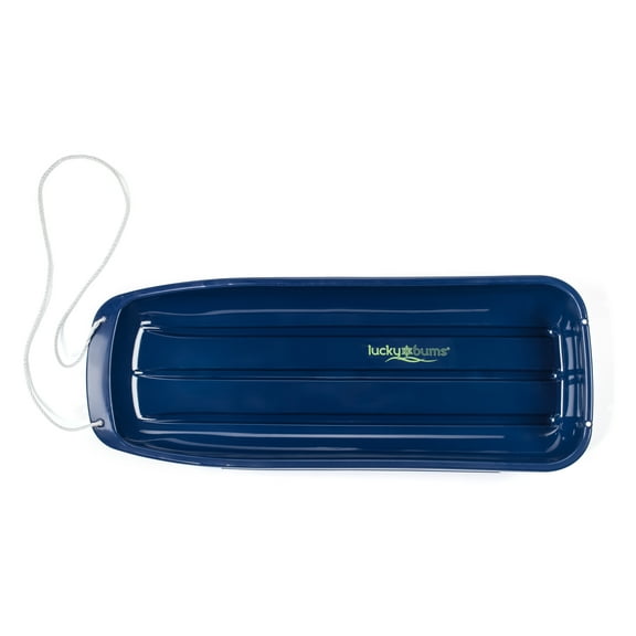 Lucky Bums Snow Kids Boys Girls Toboggan Sled, Blue, 48 In.