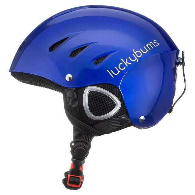 Lucky Bums Snow Sport Helmet, Blue, Large