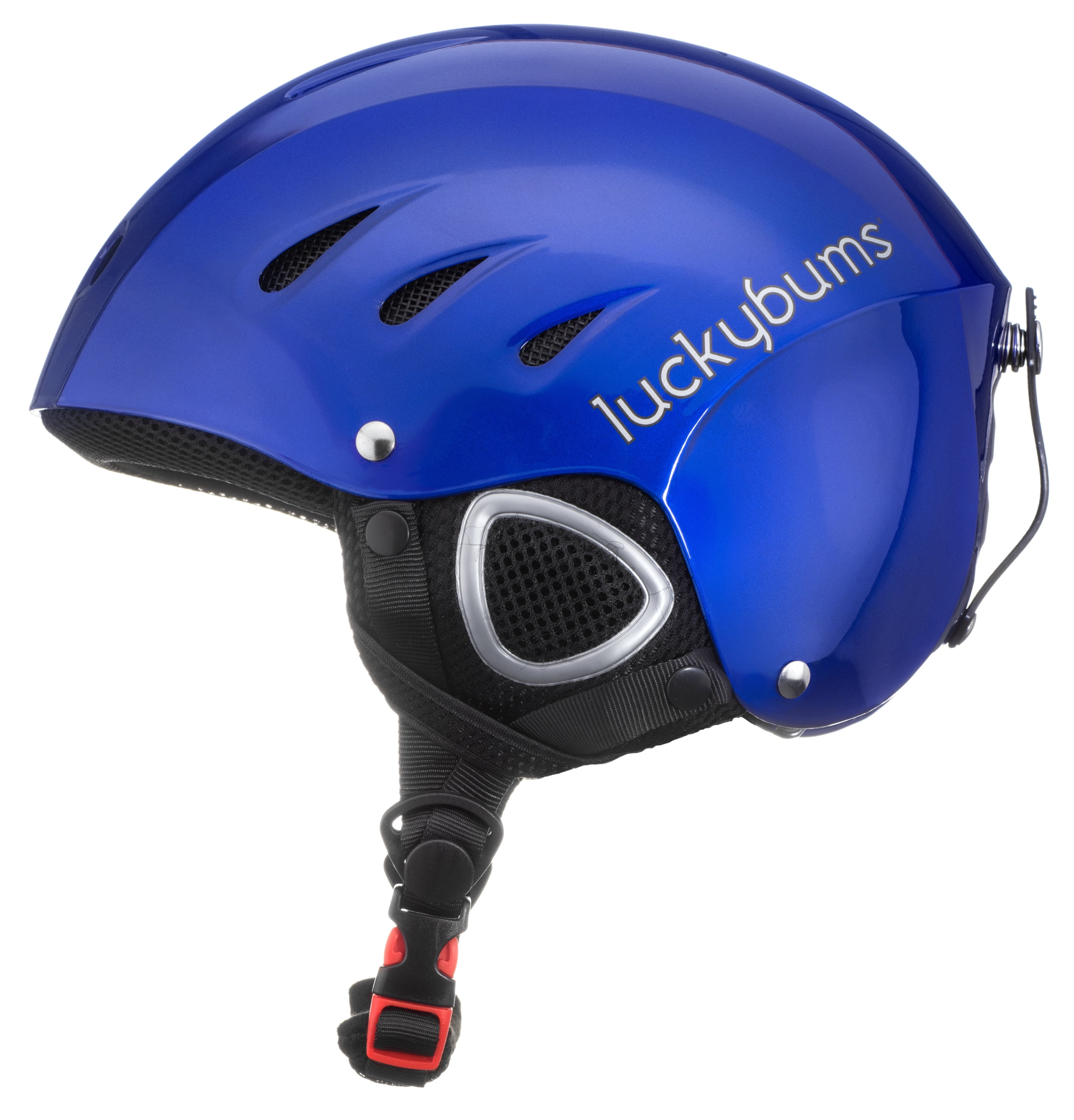 Lucky Bums Snow Sport Helmet, Blue, Small