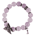 thumbnail image 1 of Lucky Butterfly and Teardrop Synthetic Crystal Bracelet for Women, Healing Gift for Mother Girlfriend Valentine's Day Birthday Present, 1 of 5