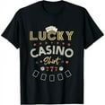 thumbnail image 1 of Lucky Casino Shirt Retro Vintage Gambling T-Shirt, 1 of 6