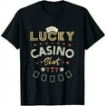 thumbnail image 1 of Lucky Casino Shirt Retro Vintage Gambling T-Shirt, 1 of 7