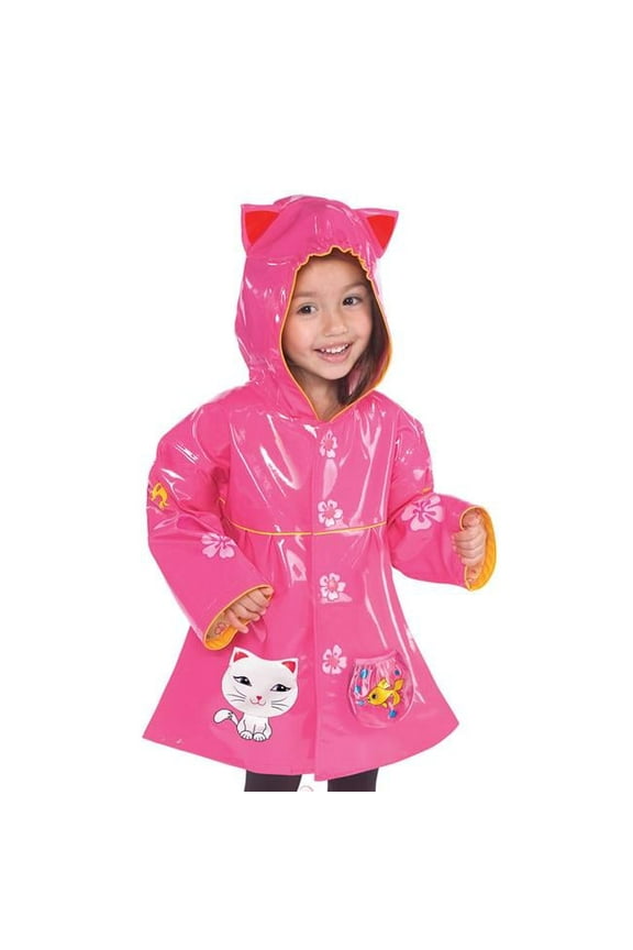 Lucky Cat Child's Raincoat, Size 3T
