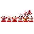 thumbnail image 1 of Lucky Cat Solar Powered Waving Cat Maneki Neko Japanese Cat Statue Lucky Cat  Toy 3 inch , 5 Pack, 1 of 7