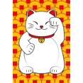thumbnail image 1 of Lucky Cat Tin Sign - 11.5x8, 1 of 1