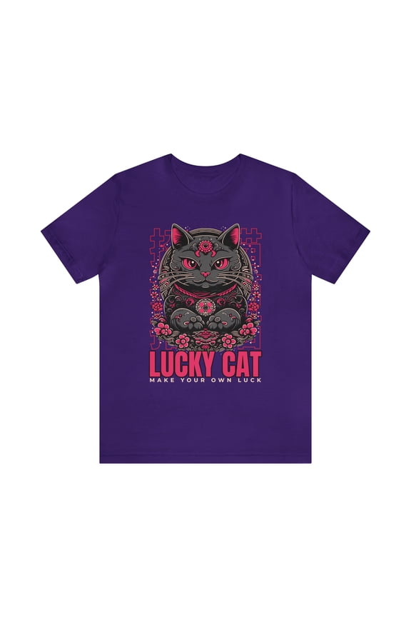 Lucky Cat Unisex Jersey Short Sleeve Tee