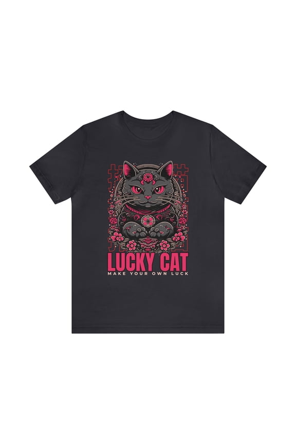 Lucky Cat Unisex Jersey Short Sleeve Tee
