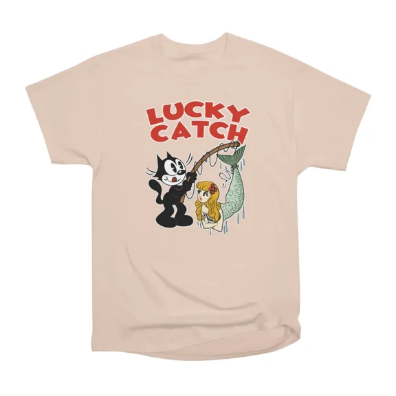 Lucky Catch T-Shirt Tee Gift For Him Merch For Her Apparel For Friend