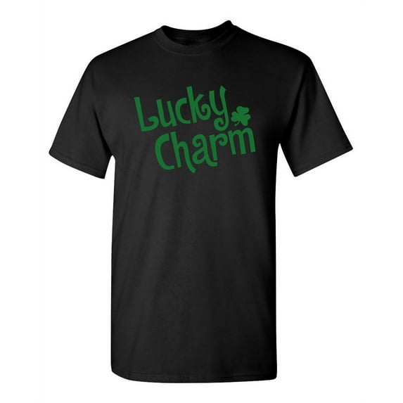 Lucky Charm Mens Tee St Saint Patricks Day Gift Sarcastic Humor Novelty Funny T Shirt