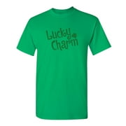 ROADKILL T-SHIRTS Lucky Charm Mens Tee St Saint Patricks Day Gift Sarcastic Humor Novelty Funny T Shirt