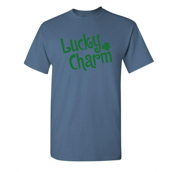 Lucky Charm Mens Tee St Saint Patricks Day Gift Sarcastic Humor Novelty Funny T Shirt