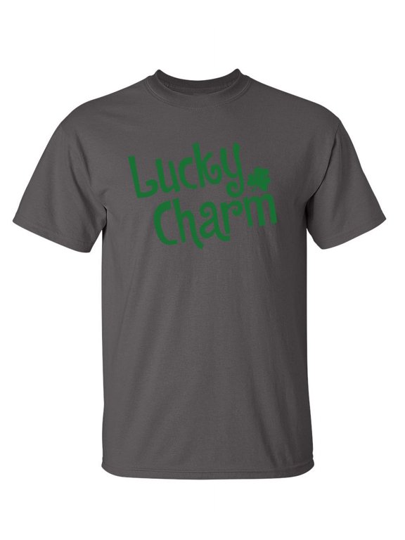 Lucky Charm Mens Tee St Saint Patricks Day Gift Sarcastic Humor Novelty Funny T Shirt