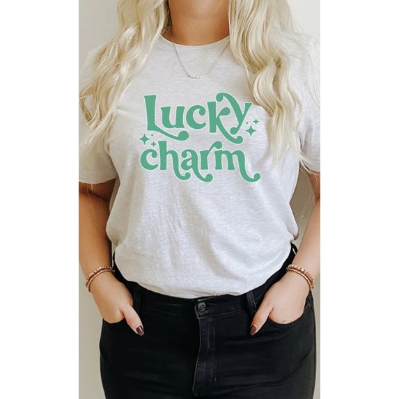 Lucky Charm St Patricks Graphic Tee T-Shirt