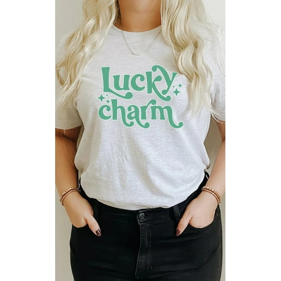 Lucky Charm St Patricks Graphic Tee T-Shirt