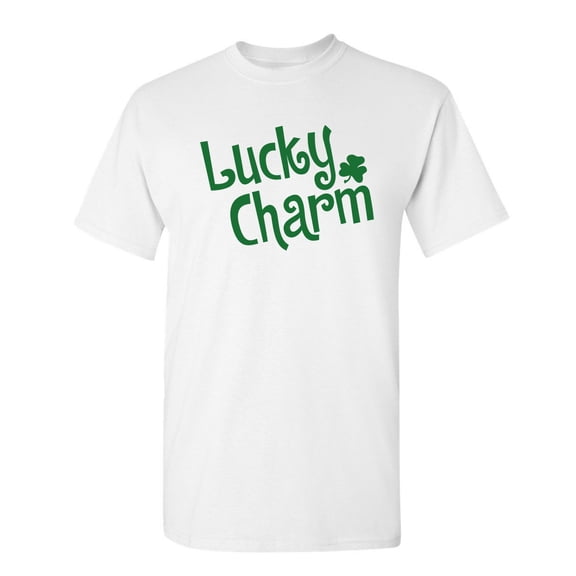 Lucky Charm St Saint Patricks Day Gift Sarcastic Humor Novelty Super Soft Ring Spun Funny T Shirt