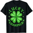 thumbnail image 1 of Lucky Charmer Funny St. Patrick's Day Shirt Boy Kids Girl T-Shirt, 1 of 3