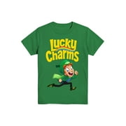 Lucky Charms Boys & Big Boys On The Run Graphic Crewneck Tee with Short Sleeves, Sizes XS-2XL