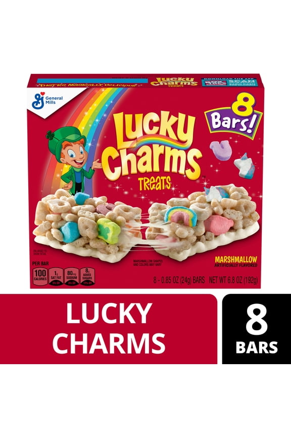 Cereal Treat Bars, Snack Bars, 8 Count, 6.8 oz