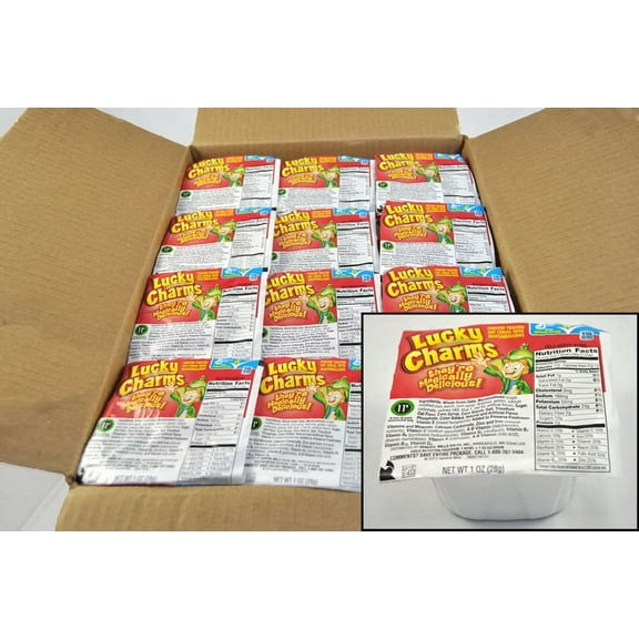 Lucky Charms Cereal, 1 Ounces, 96 Per Case