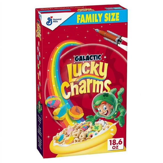 Lucky Charms Cereal Family Size 17.8 oz