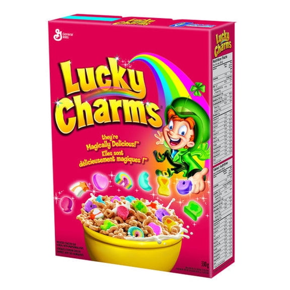 Lucky Charms Cereal/ Marshmallows, 330g/11.64oz{Imported from Canada}