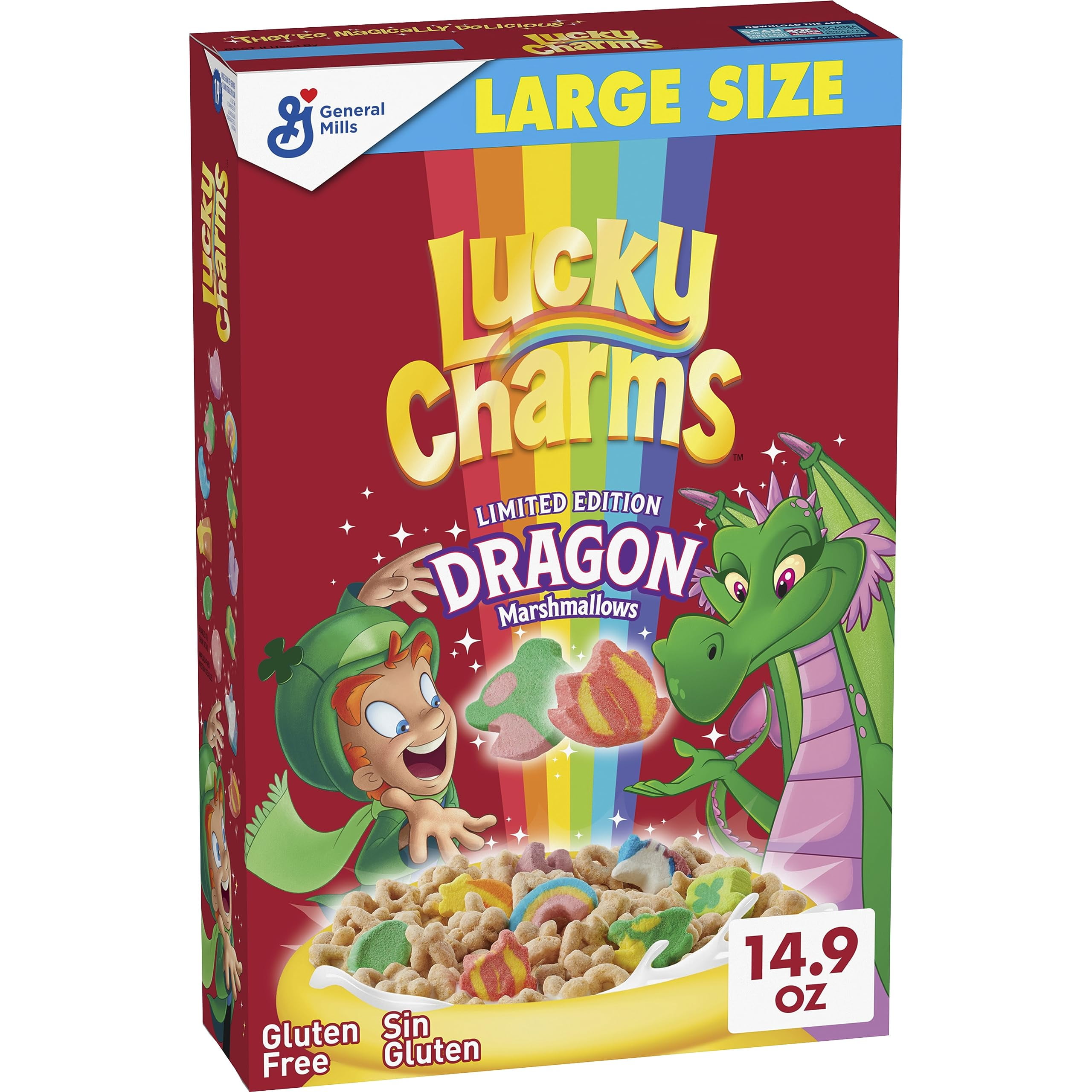 Lucky Charms Cereal Box